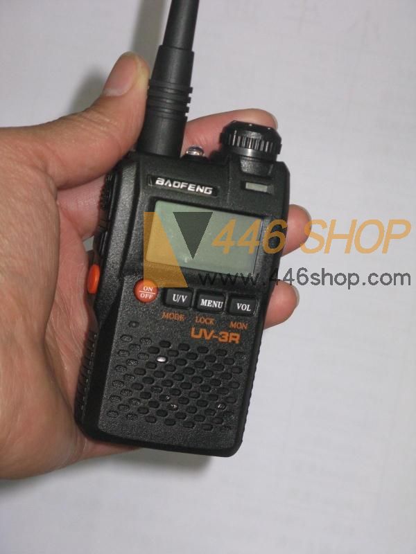 BAOFENG UV-3R mini two way radio UHF VHF Dual Frequency Display Walkie ...
