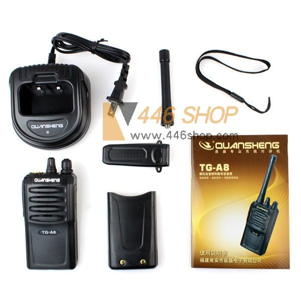 QUANSHENG Quansheng TG-A8 UHF Handheld Walkie Talkie Two Way Radio