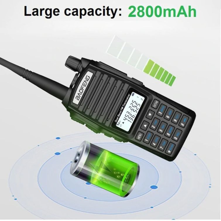 Baofeng UV-82 Plus 8W 10KM Long Range PTT Two-way Radio Walkie-Talkie