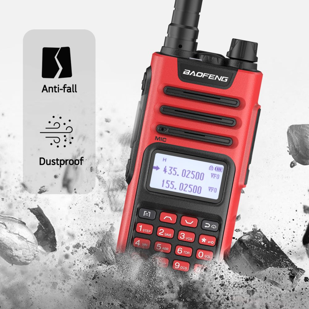 Baofeng UV-13 PRO Walkie Talkie 10W 8800mAh High Power 999 Channel