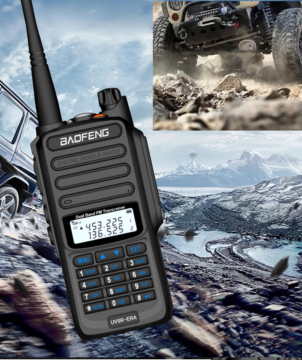 20W BAOFENG UV-9R PLUS WALKIE TALKIE VHF UHF DUAL BAND HANDHELD